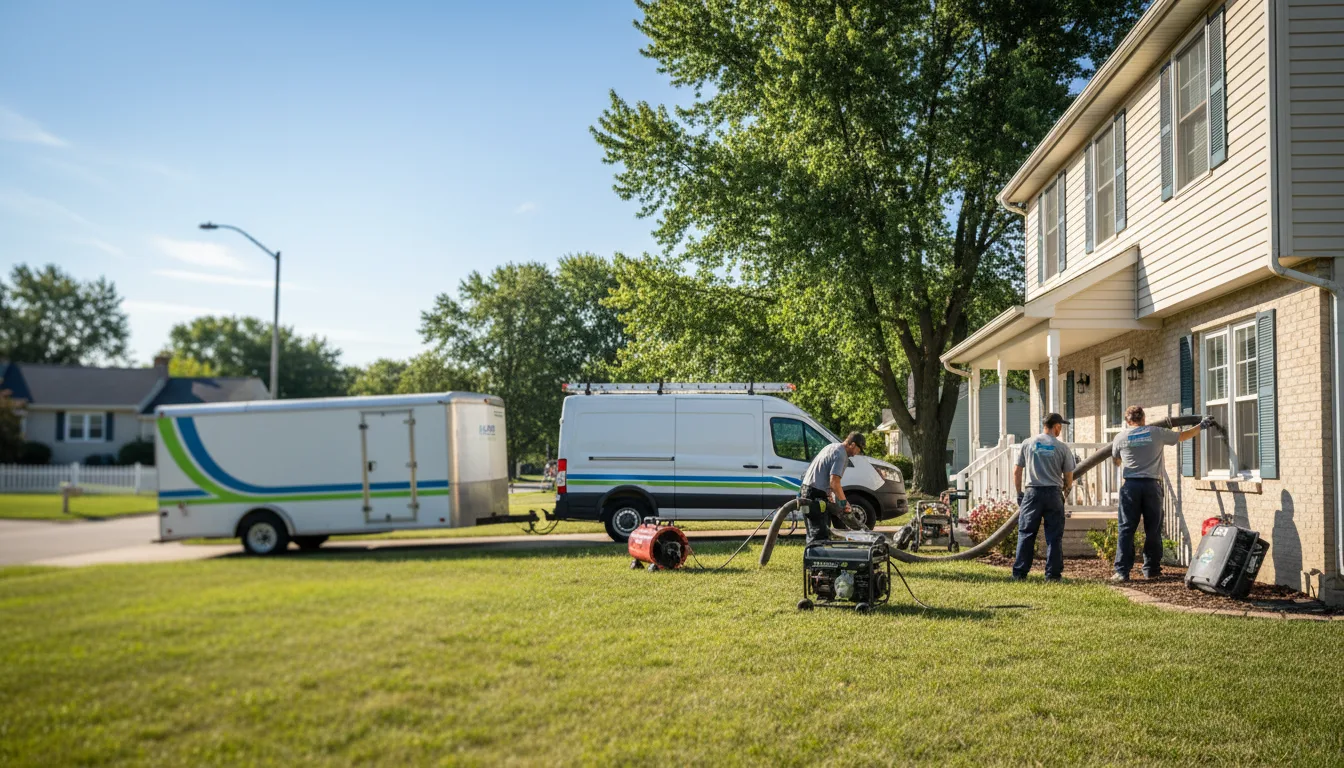 Flooded Basement Restoration And Cleanup With Repair in Brandon, WI near me
